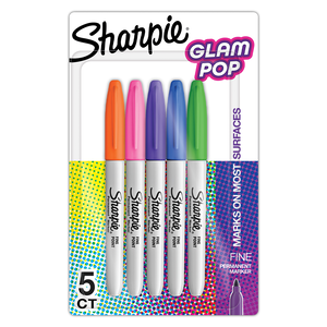 MARCADOR PERMANENTE SHARPIE FINO Y2K COLORES SURTIDOS 5U MARCADOR PERMANENTE SHARPIE FINO Y2K COLORES SURTIDOS 5U