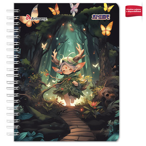 CUADERNO ESPIRAL ARIMANY ANIME LINEAS 200H (PASTA SEMI DURA) CUADERNO ESPIRAL ARIMANY ANIME LINEAS 200H (PASTA SEMI DURA)