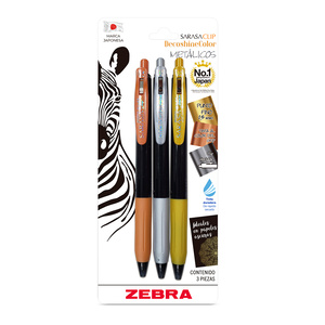 ROLLERBALL ZEBRA SARASA DECOSHINE COLORES METALICOS 3U ROLLERBALL ZEBRA SARASA DECOSHINE COLORES METALICOS 3U