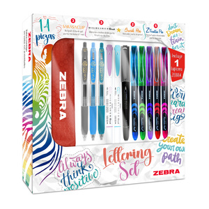 SET DE LETTERING INCLUYE: 3 SARASA CLIP / 3 MILDLINER BRUSH / 2 BRUSH PEN / 5 Z-FOUNTAIN / 1 ESTUCHE SET DE LETTERING INCLUYE: 3 SARASA CLIP / 3 MILDLINER BRUSH / 2 BRUSH PEN / 5 Z-FOUNTAIN / 1 ESTUCHE