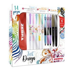 SET JUST DESIGN INCLUYE: 5 MILDLINER PET-IT / 3 SARASA CLIP DECOSHINE / 2 BRUSH PEN / 1 ESTUCHE SET JUST DESIGN INCLUYE: 5 MILDLINER PET-IT / 3 SARASA CLIP DECOSHINE / 2 BRUSH PEN / 1 ESTUCHE