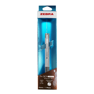 BOLIGRAFO METALICO ZEBRA ZEBRA F-301 COMPACT GRIS ESTUCHE METALIZADO 1U BOLIGRAFO METALICO ZEBRA ZEBRA F-301 COMPACT GRIS ESTUCHE METALIZADO 1U