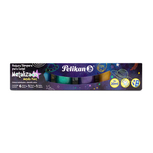 TEMPERA PELIKAN METALICA 20 ML 6U TEMPERA PELIKAN METALICA 20 ML 6U
