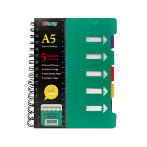 CUADERNO ESPIRAL MULTIMATERIAS A5 100H INCLUYE SET DE NOTAS ADHESIVAS COLORES AZUL, MORADO, VERDE, ROSADO CUADERNO ESPIRAL MULTIMATERIAS A5 100H INCLUYE SET DE NOTAS ADHESIVAS COLORES AZUL, MORADO, VERDE, ROSADO
