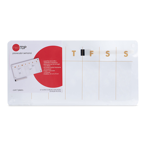 PIZARRON ACRILICO SEMANAL (INCLUYE 1 YESO LIQUIDO, MEDIDA 15 X 30 CM) PIZARRON ACRILICO SEMANAL (INCLUYE 1 YESO LIQUIDO, MEDIDA 15 X 30 CM)