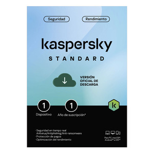 KASPERSKY STANDARD 1 DISPOSITIVO 1 AÑO BUNDLE KASPERSKY STANDARD 1 DISPOSITIVO 1 AÑO BUNDLE
