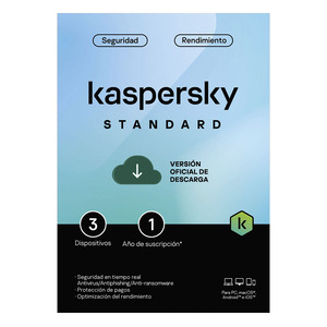 KASPERSKY STANDARD 3 DISPOSITIVOS 1 AÑO KASPERSKY STANDARD 3 DISPOSITIVOS 1 AÑO
