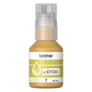 BOTELLA DE TINTA BROTHER COLOR AMARILLO BTD100Y BOTELLA DE TINTA BROTHER COLOR AMARILLO BTD100Y
