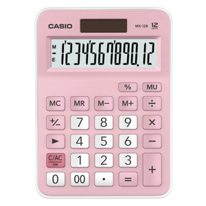CALCULADORA CASIO DE MESA MX-12B-PK CALCULADORA CASIO DE MESA MX-12B-PK