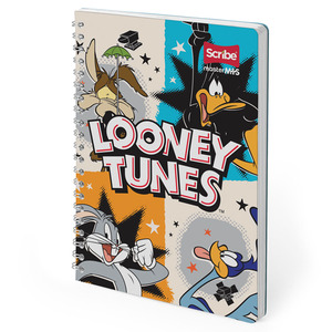 CUADERNO ESPIRAL RAYA SCRIBE (LOONEY TUNES, 100HOJAS) CUADERNO ESPIRAL RAYA SCRIBE (LOONEY TUNES, 100HOJAS)