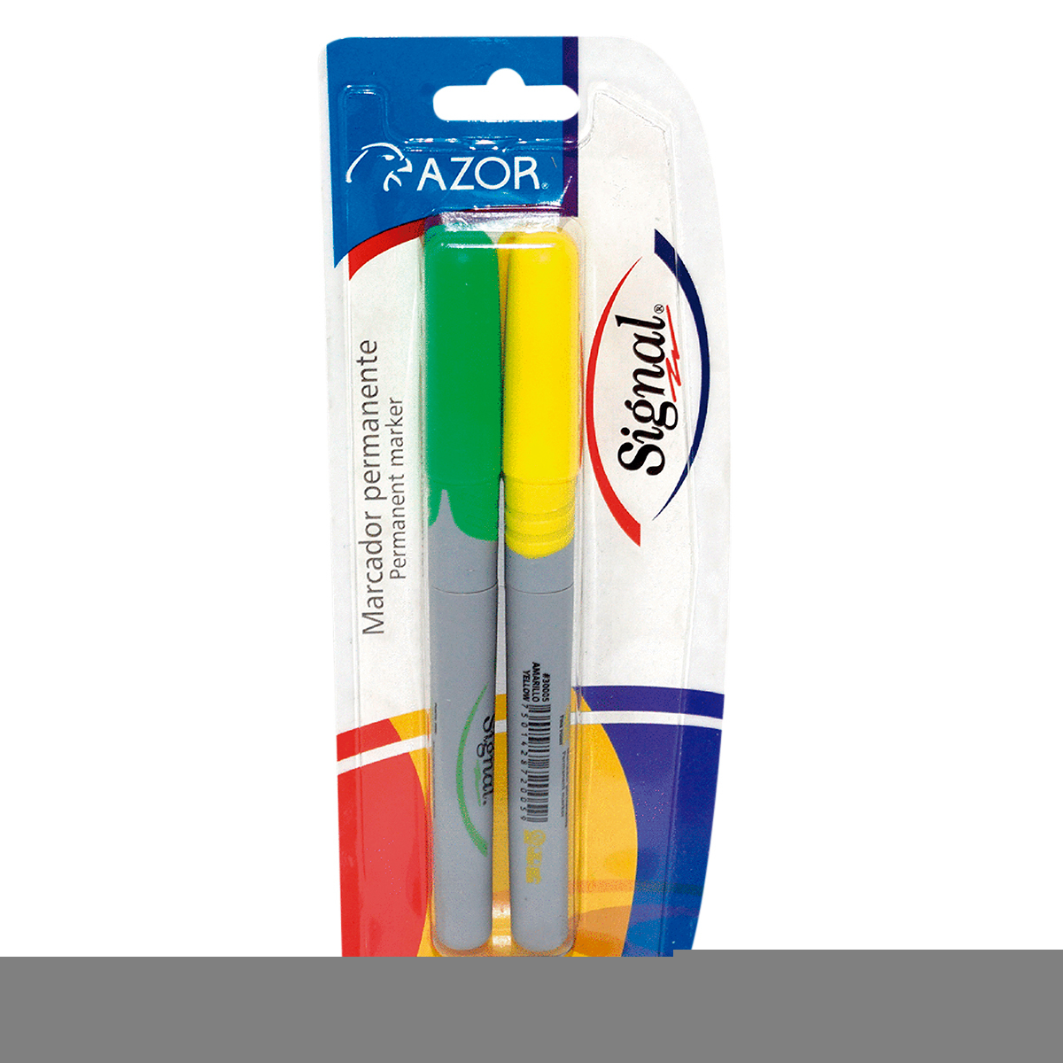 MARCADOR SIGNAL PUNTO FINO COLORES B/2