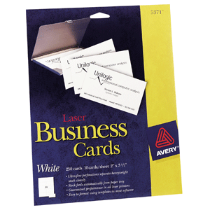 TARJETAS DE PRESENTACIÓN BLANCAS LÁSER 250 TARJETAS, 5 X 8.9 TARJETAS DE PRESENTACIÓN BLANCAS LÁSER 250 TARJETAS, 5 X 8.9