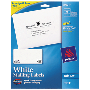 ETIQUETA BLANCA PERMANENTE INKJET 5.1 CM X 10.2 CM PAQ 250 ETIQUETA BLANCA PERMANENTE INKJET 5.1 CM X 10.2 CM PAQ 250