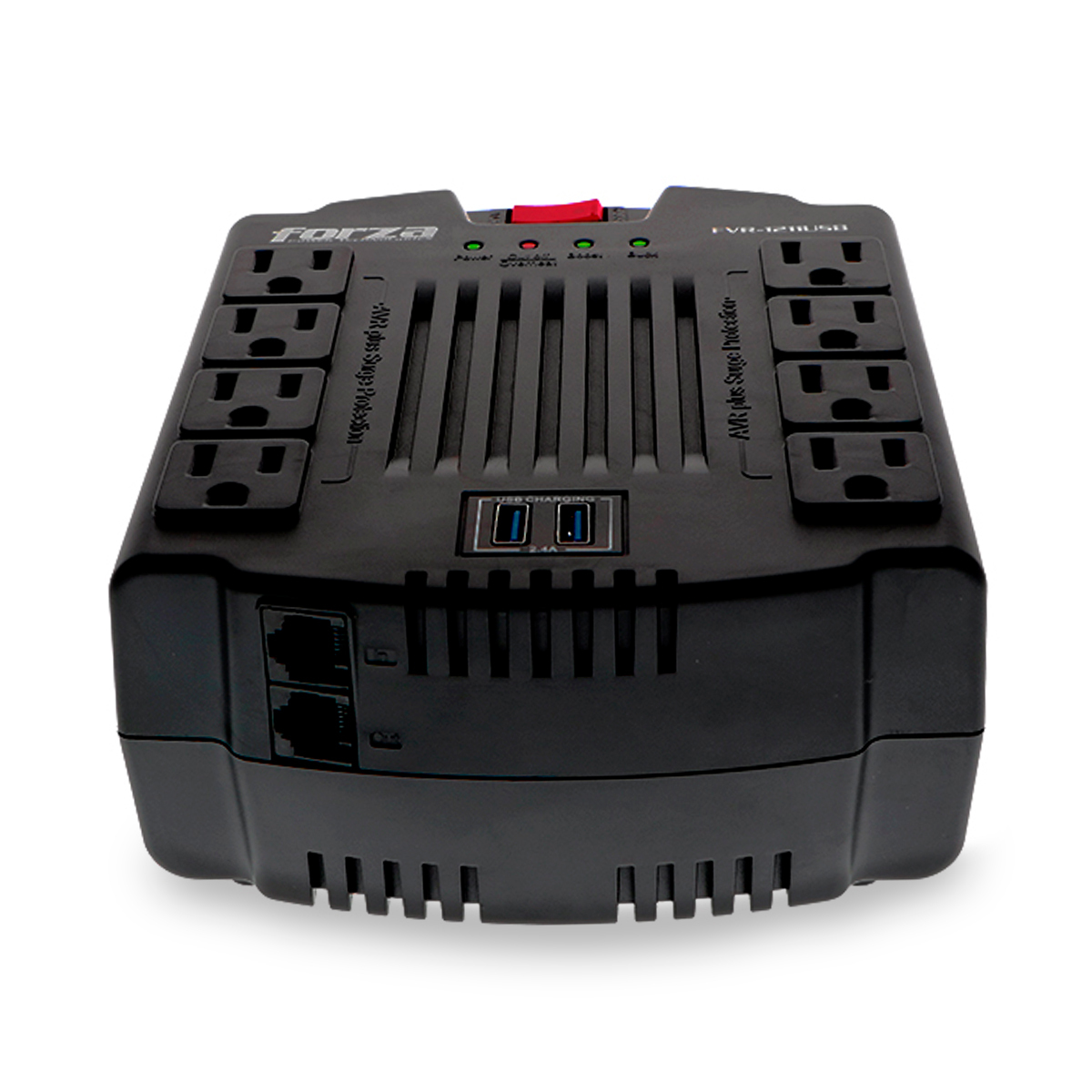 REGULADOR DE VOLTAJE 1200 VA FVR-1221USB