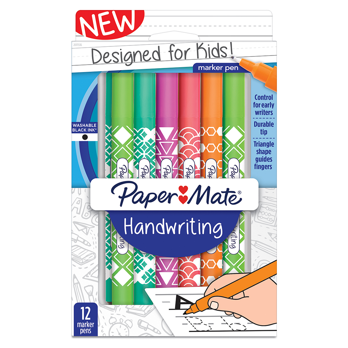 LAPICERO TRIANGULAR NETGRO PAPER MATE WRAPS 12