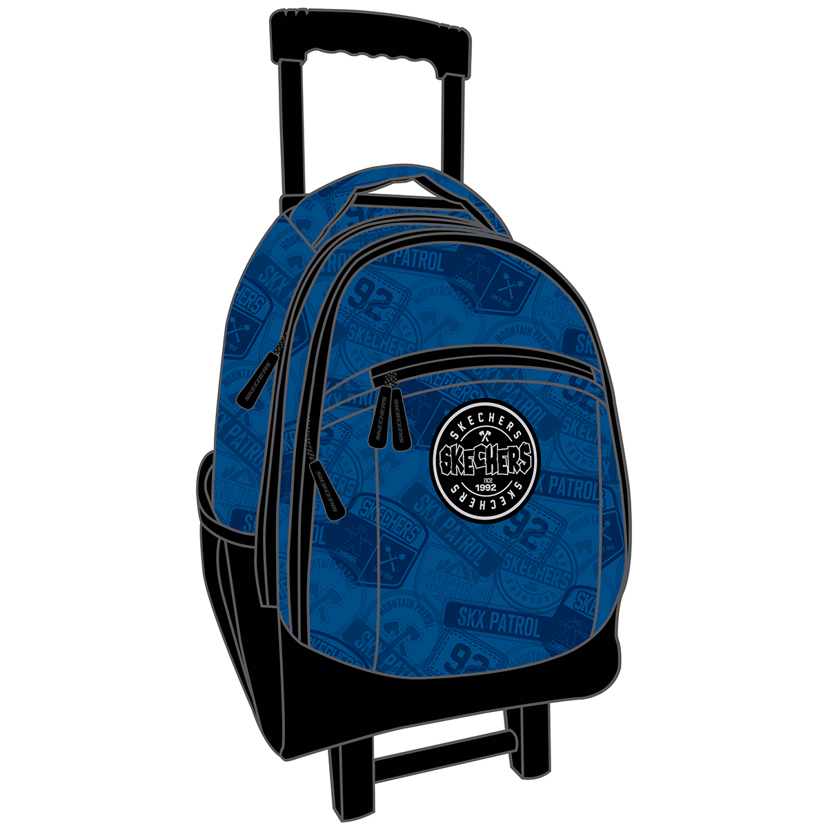 MOCHILA SKECHERS POLLY C/RUEDAS 55X35X76CM