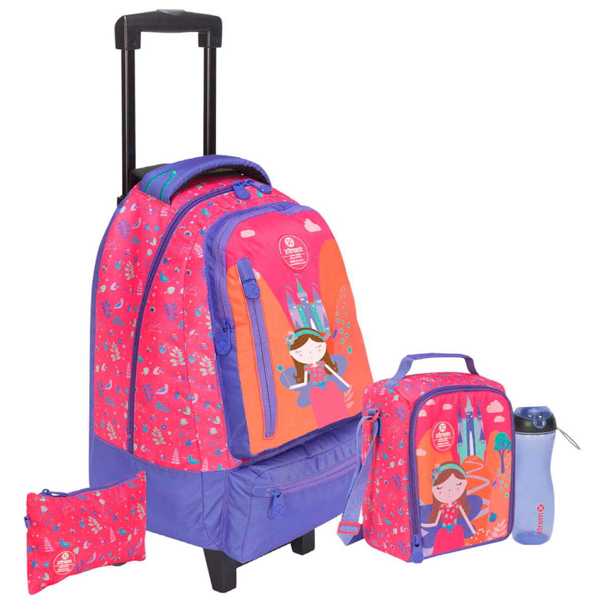 JUEGO DE 4PZS XTREM RUNPACK 831 PRINCESS CASTLE
