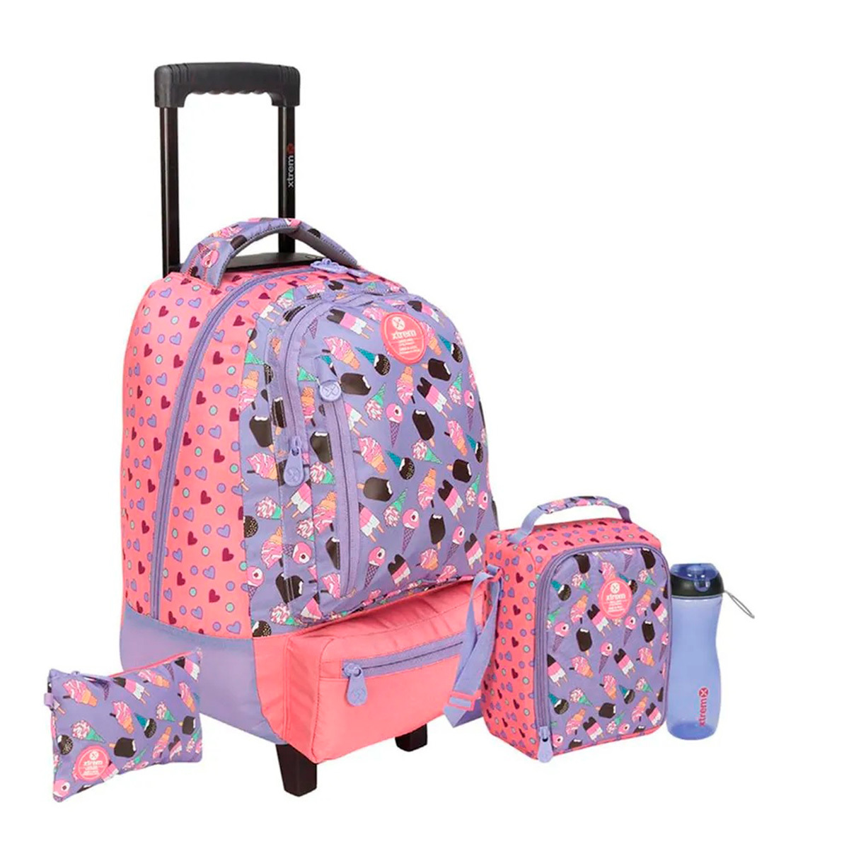 JUEGO DE 4PZS XTREM RUNPACK 831 SHINY ICE CREAM