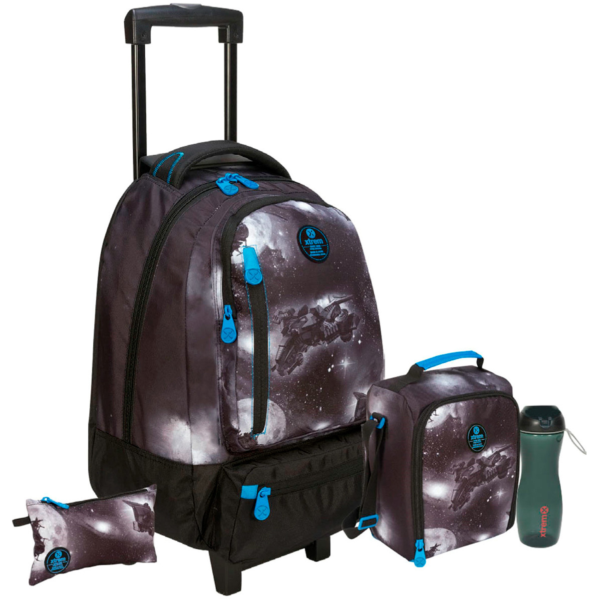 JUEGO DE 4PZS XTREM RUNPACK 831 SPACESHIP 28L