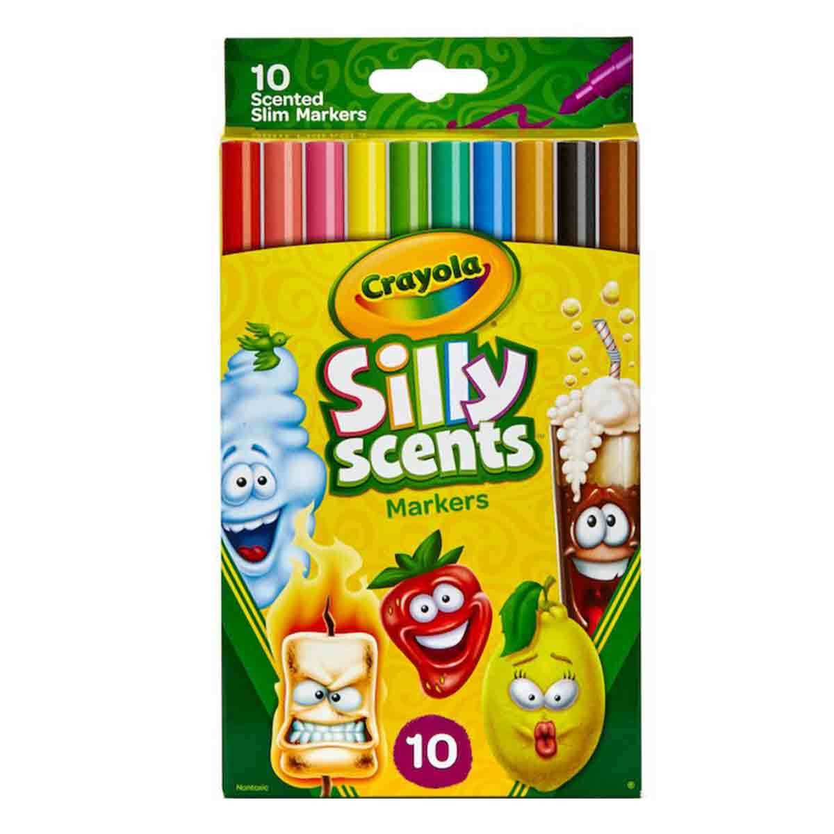 SET DE MARCADORES DELGADOS CRAYOLA SILLY SCENT