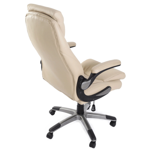 SILLA DE PIEL EJECUTIVA (COLOR HUESO) | Office Depot Costa Rica