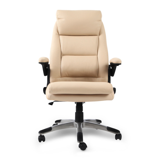 SILLA GERENCIAL DE PU COLOR BLANCO HUESO 4TUNE