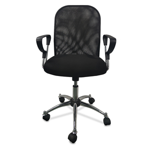 SILLA EJECUTIVA DE MESH COLOR NEGRO BASE CROMADA 4TUNE SILLA EJECUTIVA DE MESH COLOR NEGRO BASE CROMADA 4TUNE