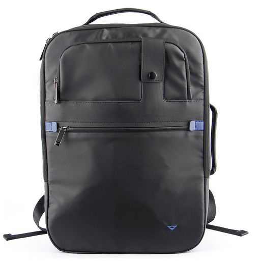 BACK PACK LAPTOP 17  Y TABLET TIPO PIEL GRIS PLATINADO