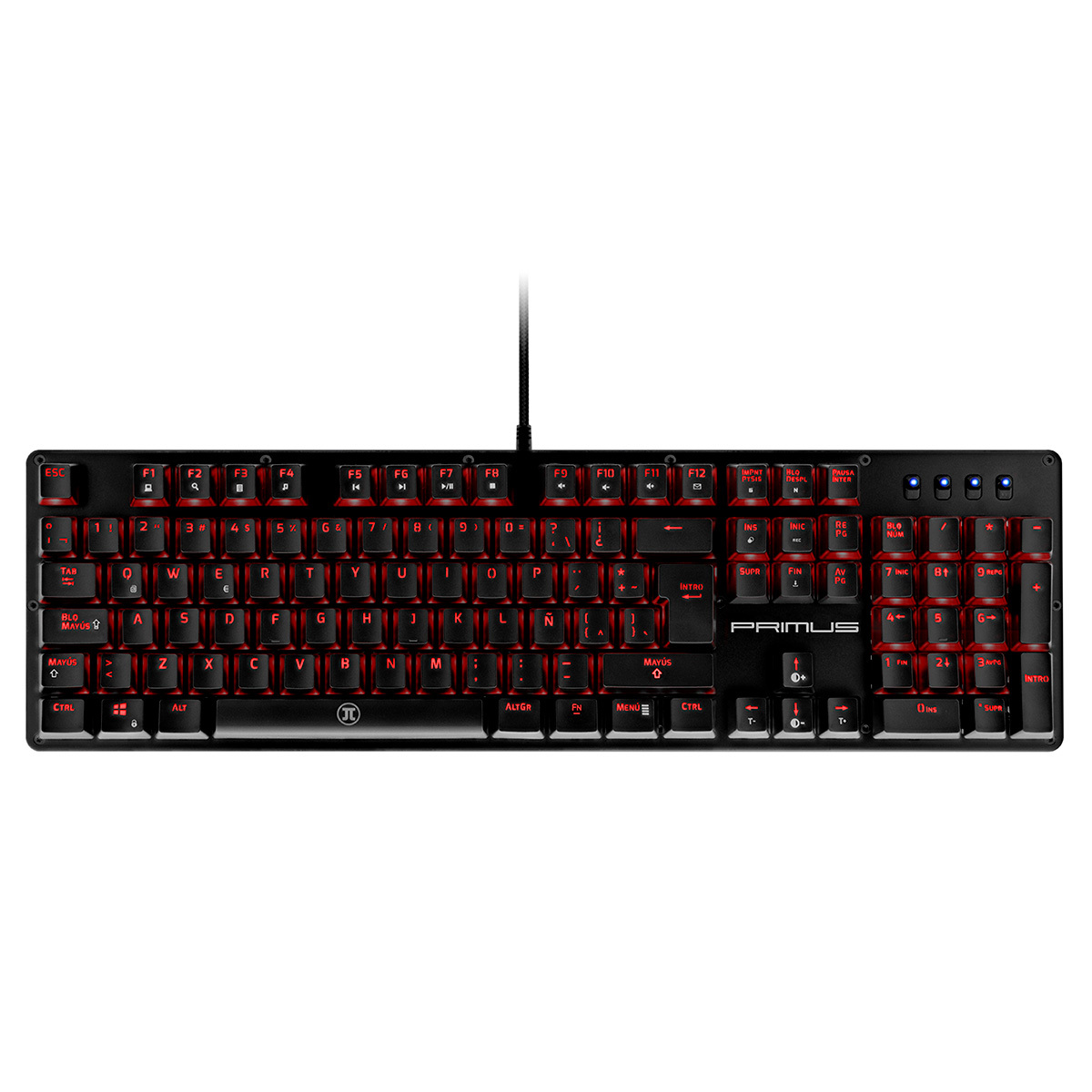 TECLADO PRIMUS PKS-101S GAMING (USB, ANTIGHOSTING)