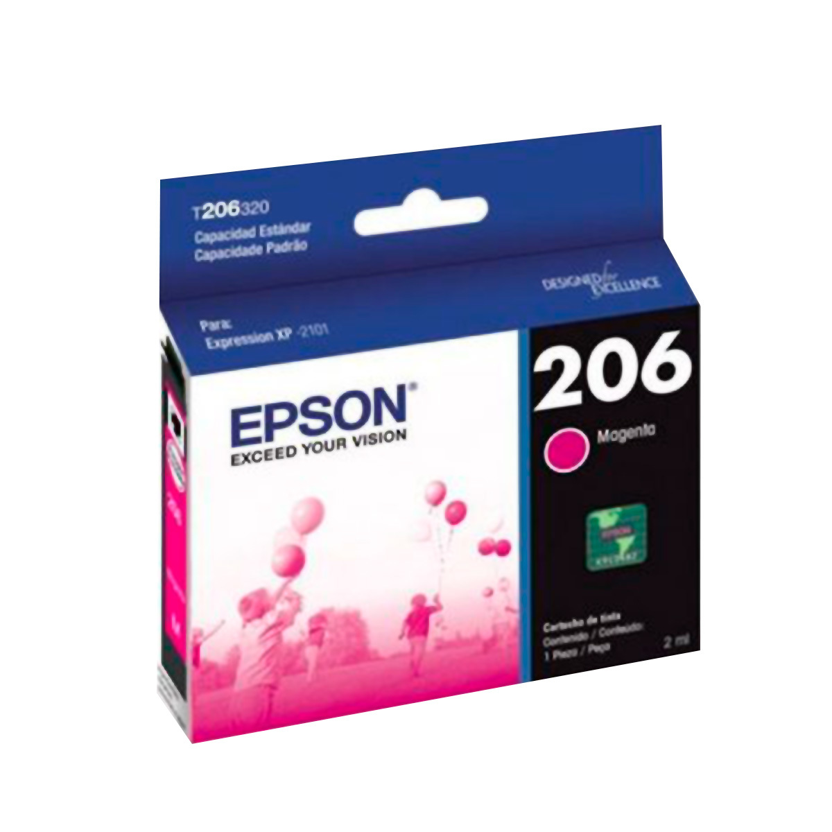 CARTUCHO DE TINTA EPSON 206 MAGENTA
