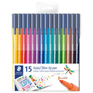 MARCADEORES TRIPLUS STAEDTLER 15U (PERMANENTE, 1.0MM) MARCADEORES TRIPLUS STAEDTLER 15U (PERMANENTE, 1.0MM)