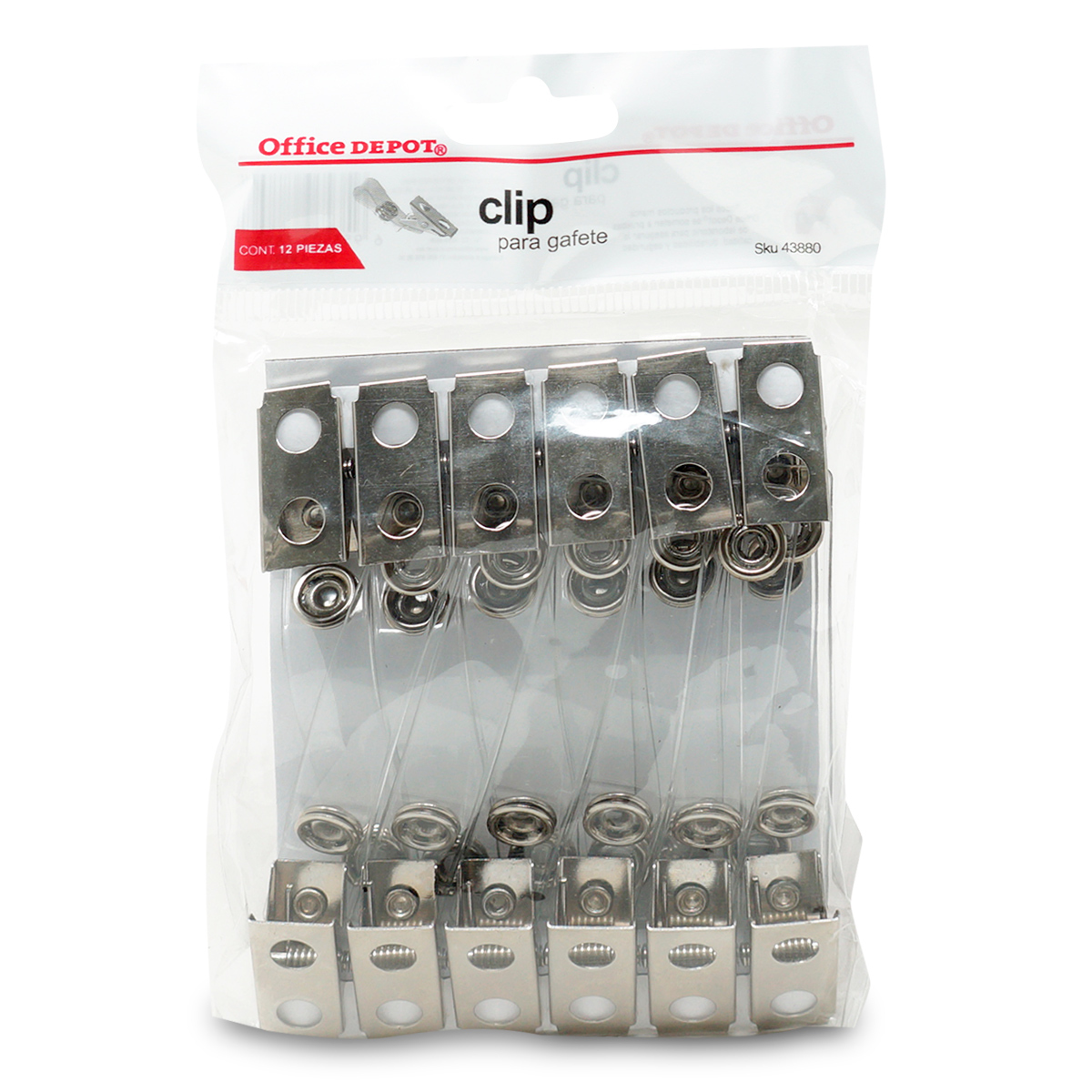 CLIP METALICO PARA GAFETE OFFICE DEPOT