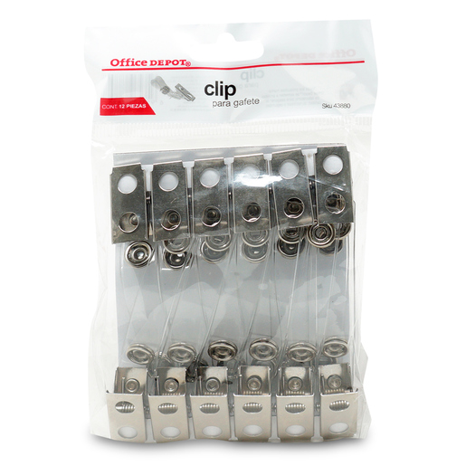 CLIP METALICO PARA GAFETE OFFICE DEPOT