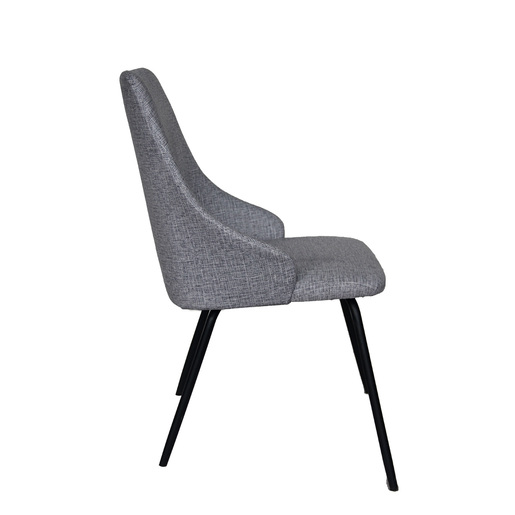 SILLA DE ESPERA DE TELA COLOR GRIS PLATA 4TUNE