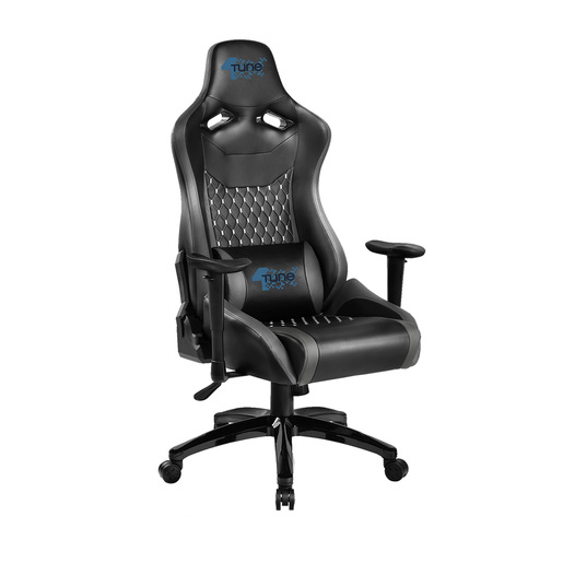 SILLA GAMER DE PU COLOR NEGRO Y GRIS 4TUNE