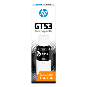 BOTELLA DE TINTA NEGRA HP GT53 ORIGINAL (1VV22AL)