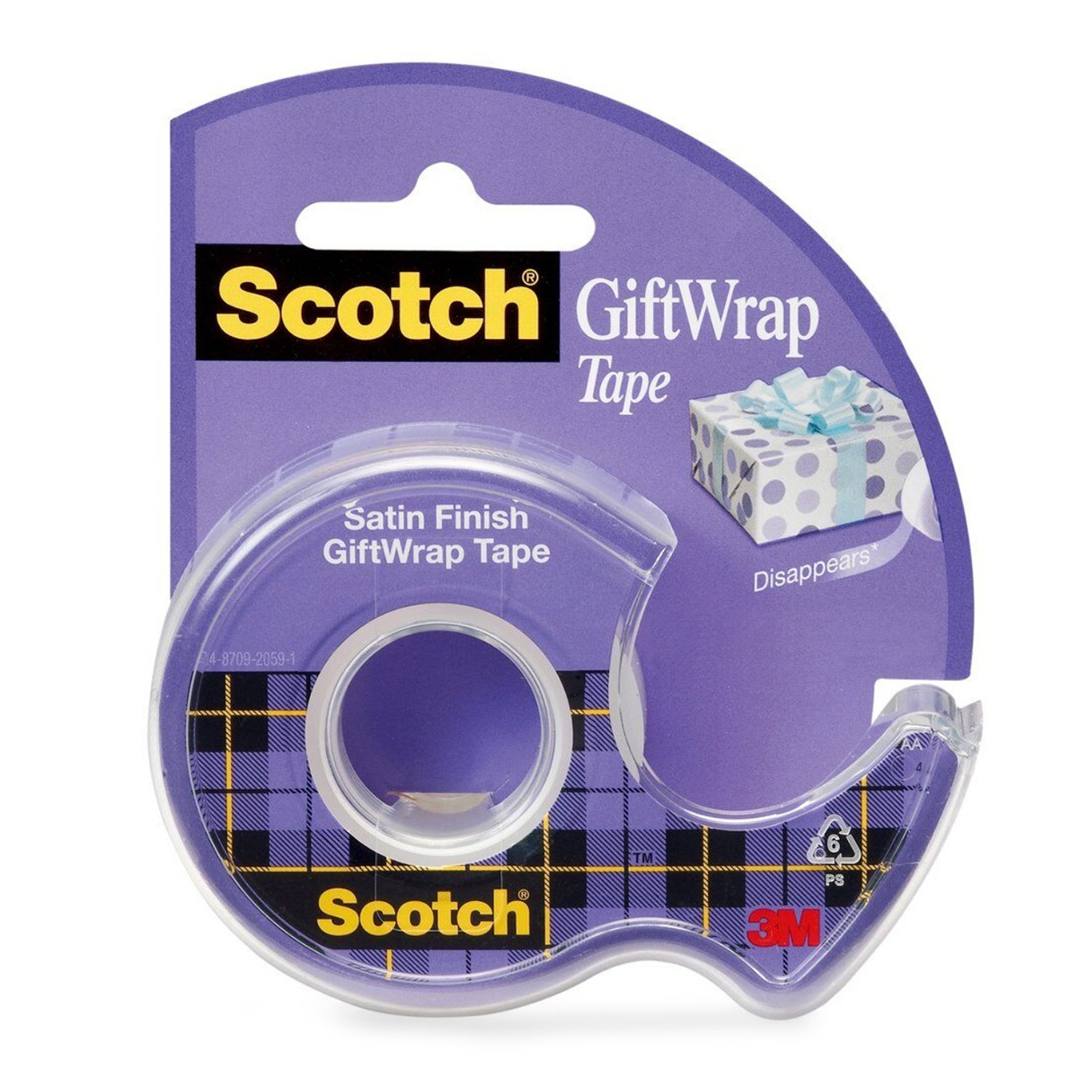 CINTA PARA REGALOS SCOTCH 19MM X 12.7 M