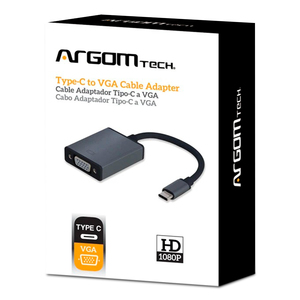 ADAPTADOR ARGOM USB C A VGA ARG-CB-0043 ADAPTADOR ARGOM USB C A VGA ARG-CB-0043