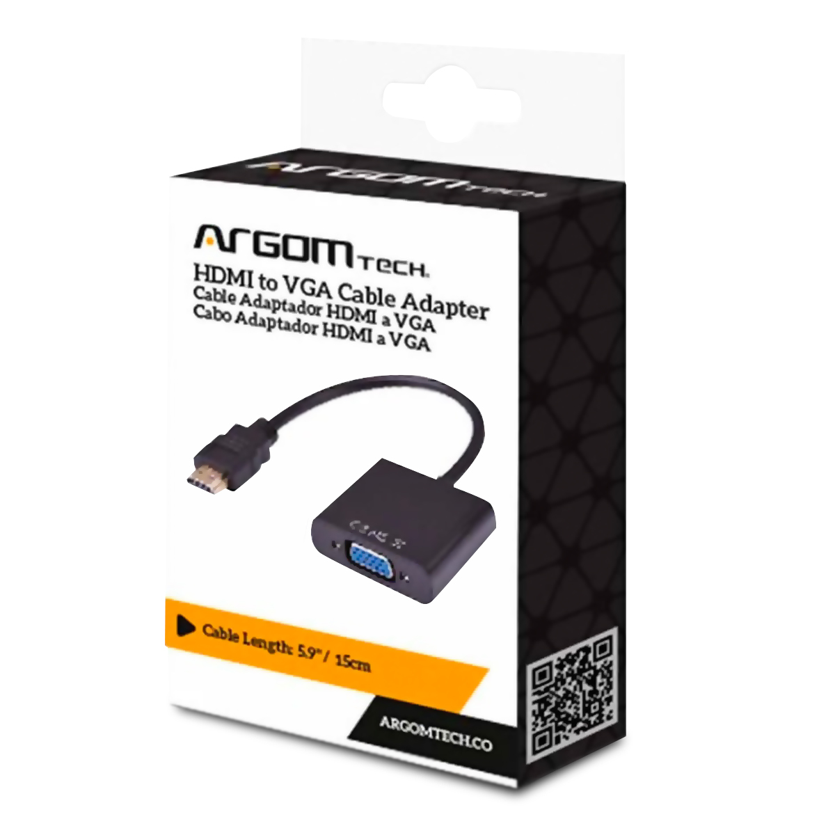 ADAPTADOR ARGOM HDMI A VGA ARG-CB-0055