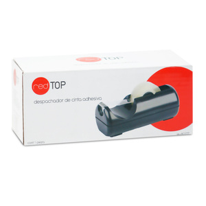 DESPACHADOR CINTA ADHESIVA REDONDO NEGRO DESPACHADOR CINTA ADHESIVA REDONDO NEGRO