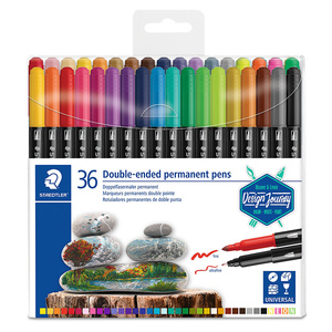 ROTULADOR STAEDTLER DOBLE PUNTA PERMANENTE 36U ROTULADOR STAEDTLER DOBLE PUNTA PERMANENTE 36U