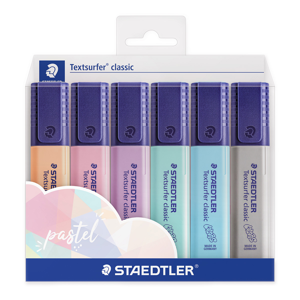 MARCATEXTO STAEDTLER TEXTSURFER PASTEL 6U