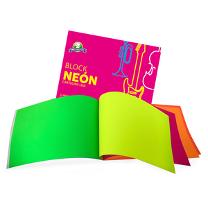 BLOCK DE CARTULINA NEON - CARTA LIBRO DE COLOREAR CON ACTIVIDADES BLOCK DE CARTULINA NEON - CARTA LIBRO DE COLOREAR CON ACTIVIDADES