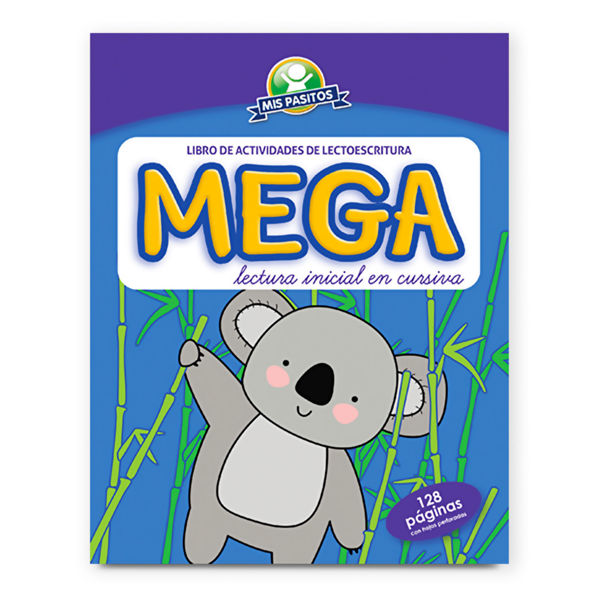 MEGA LECTURA INICIAL EN CURSIVA LIBRO DE COLOREAR CON ACTIVIDADES