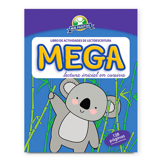 MEGA LECTURA INICIAL EN CURSIVA LIBRO DE COLOREAR CON ACTIVIDADES