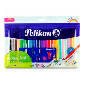 MARCADORES PELIKAN MARKANA TWIST 24U (COLORES SURTIDOS) MARCADORES PELIKAN MARKANA TWIST 24U (COLORES SURTIDOS)