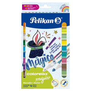 MARCADORES COLORELLA MAGICO 12U (COLORES SURTIDOS) MARCADORES COLORELLA MAGICO 12U (COLORES SURTIDOS)