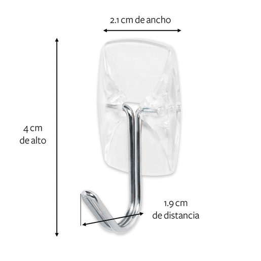 GANCHO COMMAND PEQUENO 3U