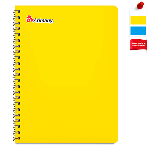 CUADERNO ESPIRAL ARIMANY MULTIMATERIA 180H (PASTA DURA)