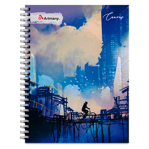 CUADERNO ESPIRAL ARIMANY CANVAS CUADROS 100H (SEMI DURA) CUADERNO ESPIRAL ARIMANY CANVAS CUADROS 100H (SEMI DURA)